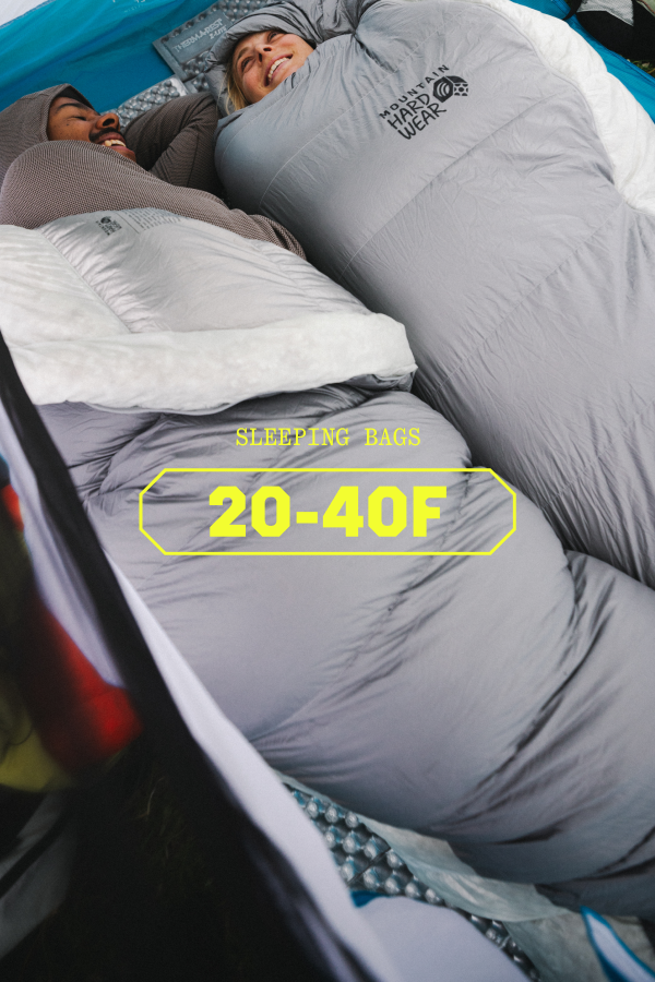 SLEEPING BAGS: 20F - 40F