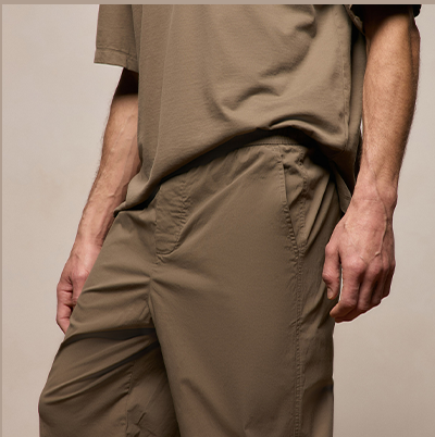 MEN'S STRETCH POPLIN DRAWSTRING PANT
