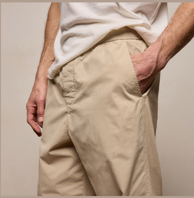 STRETCH POPLIN PANT