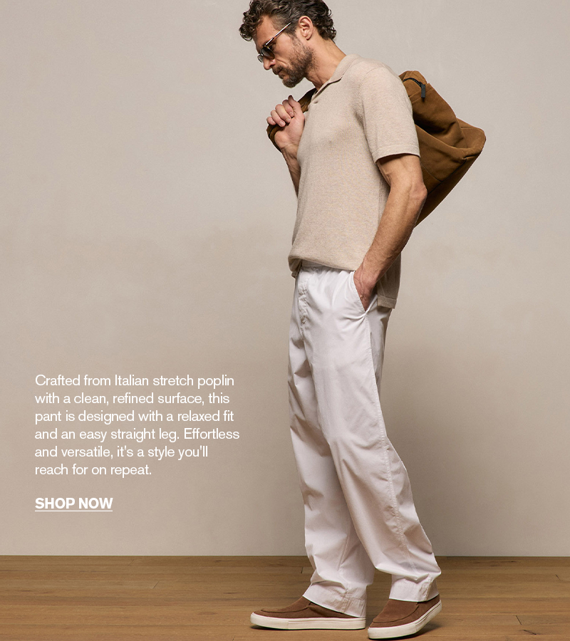 MEN'S STRETCH POPLIN PANT