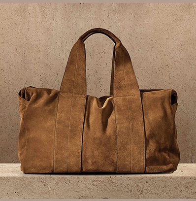 MONTECITO SUEDE WEEKEND BAG