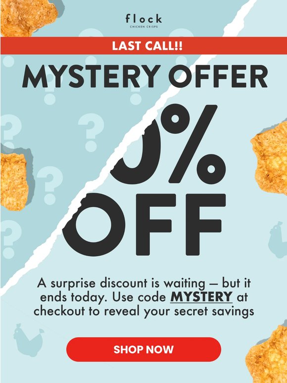 Final chance for secret savings