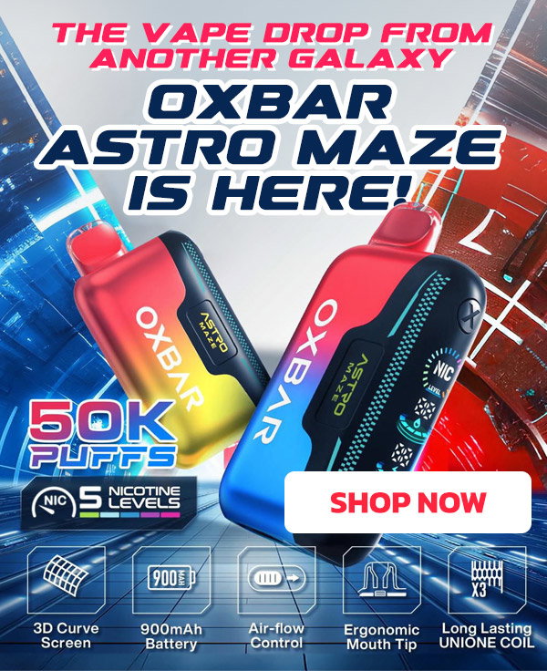 The Vape Drop from Another Galaxy 🌌 OXBAR Astro Maze Is Here!