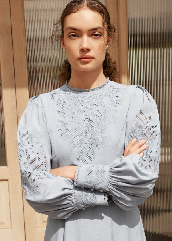 Witley Embroidered Mini Dress