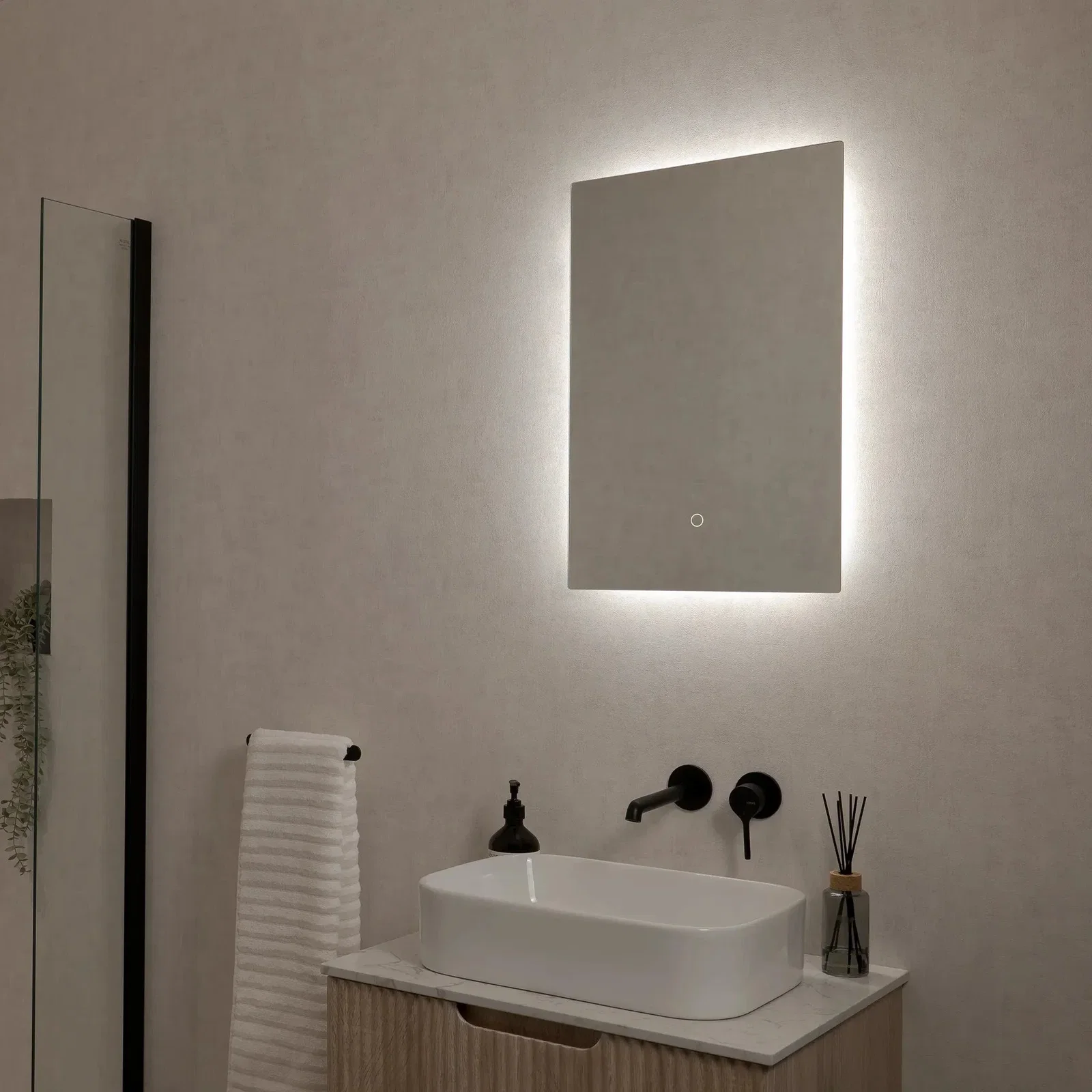 Image of Savannah Backlit LED Mirror