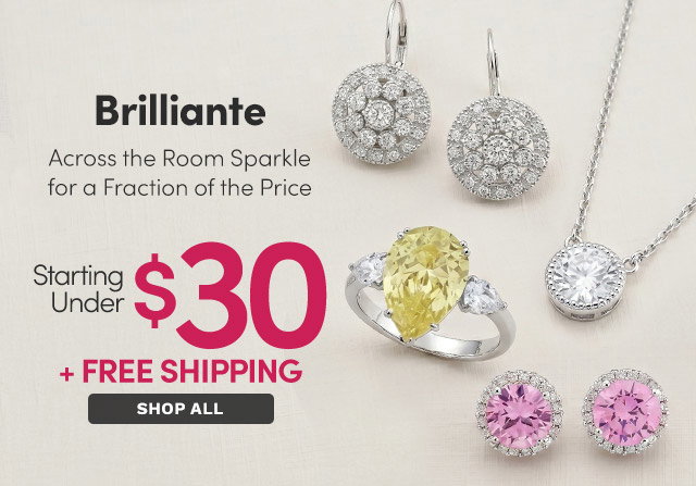 Brilliante | Starting Under $30 + FREE Shipping | Across the Room Sparkle for a Fraction of the Price
