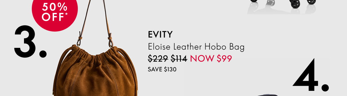 EVITY Eloise Leather Hobo Bag