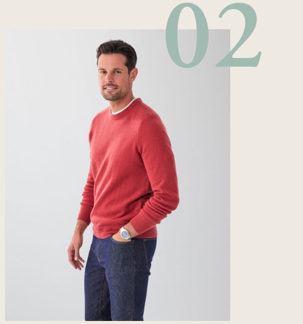 Lambswool Crew Neck Knit