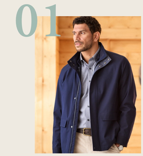 Cotton Waffle Half Zip