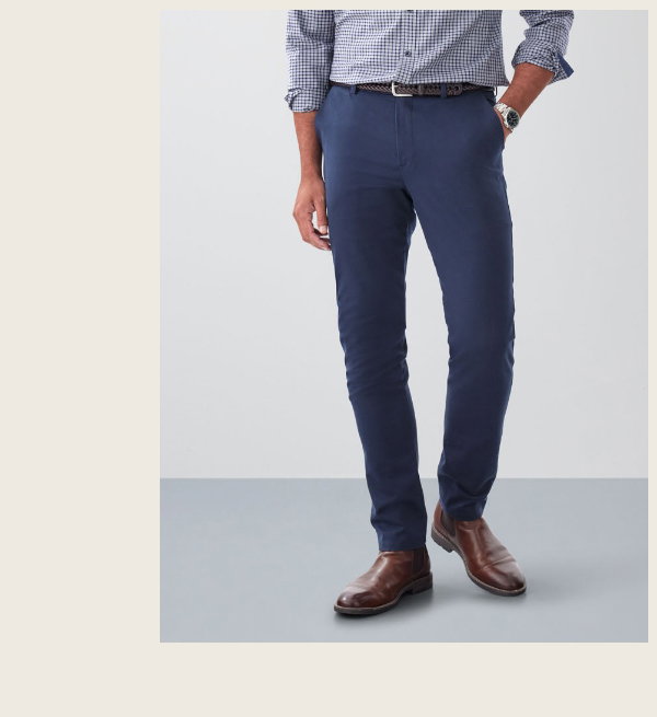 Stretch Bedford Cord Pants