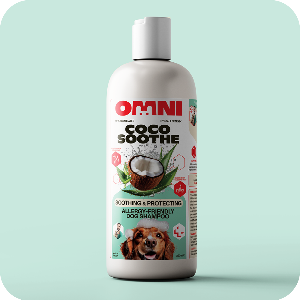 Aloe vera & coconut to soothe your pup's skin