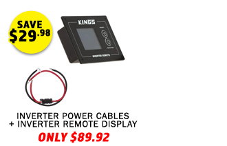 Premium Inverter Remote Display + Inverter Power Cables