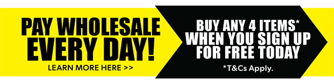 Pay Wholesale Every Day!