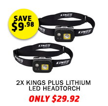 2 x Plus Lithium LED Headtorch