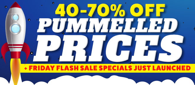 40-70% Off Pummelled Prices + Friday Flash Sale Specials Just Launched