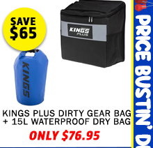 Plus Dirty Gear Bag + 15L Waterproof Dry Bag