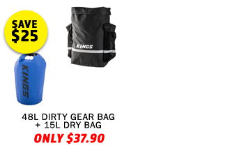 48L Dirty Gear Bag + 15L Dry Bag