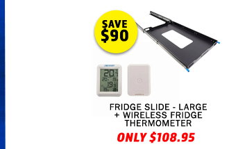 Fridge Slide - Large + Wireless Fridge Thermometer