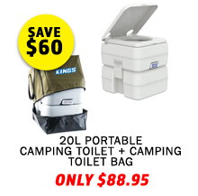 20L Portable Camping Toilet + Camping Toilet Bag