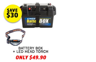 Battery Box + Illuminator LED Head Torch