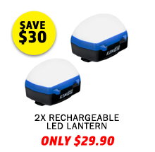 2 x Rechargeable LED Lantern
