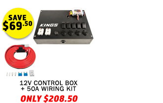 12V Control Box + 50A Wiring Kit