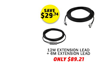 12m Extension Lead + 6m Extension Lead