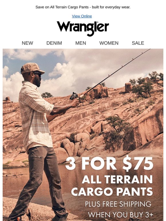 Your go-to pants: 3 for $75 + free shipping