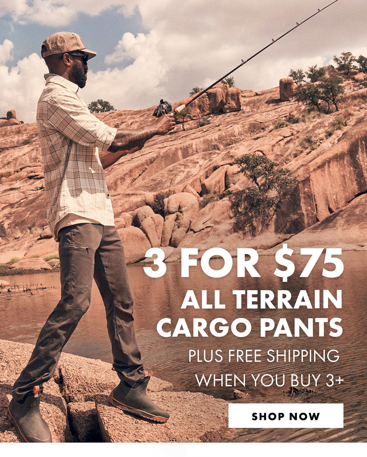 3 For $75 All Terrain Cargo Pants