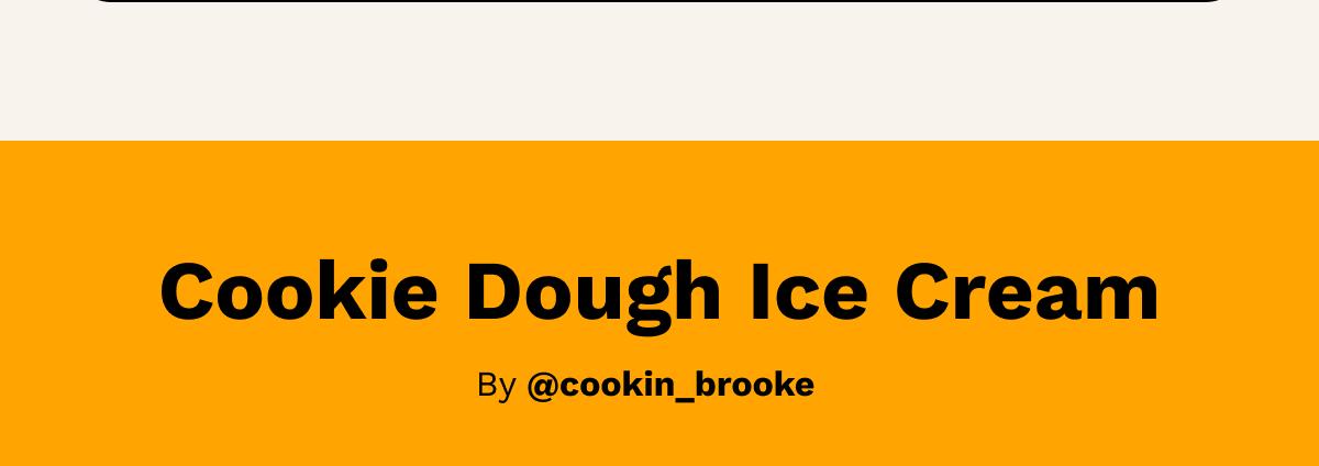 Cookie Dough Ice Cream