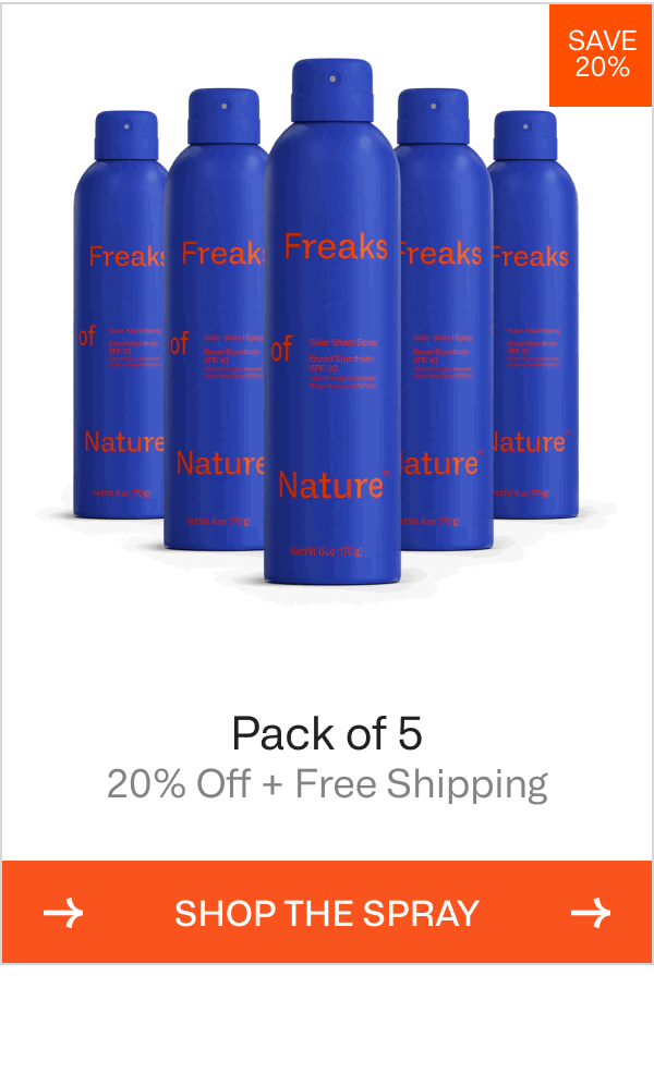 Pack of 5 | 20% Off + Free Shipping