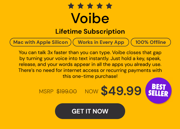 Voibe Lifetime Subscription