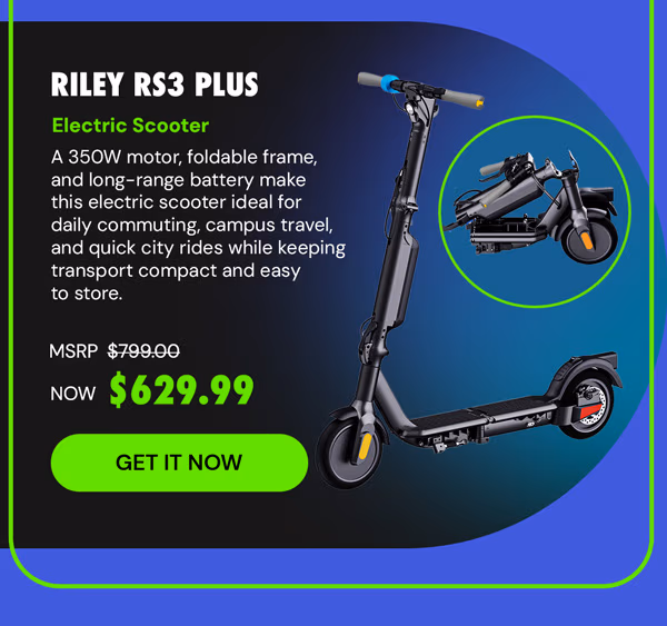 Riley RS3 Plus Electric Scooter