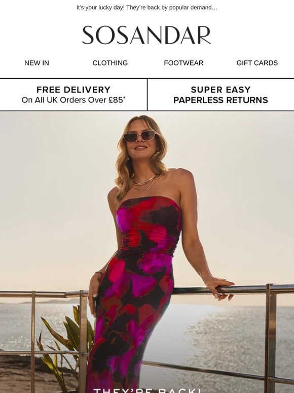 Good News: The Dresses You Love Are BACK! 🙌