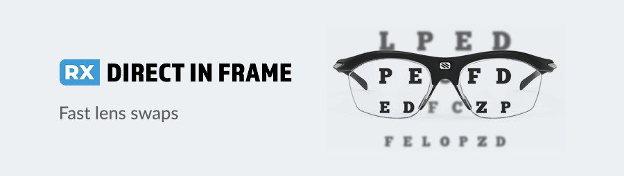 Rx Direct in Frame. Fast lens swaps. 