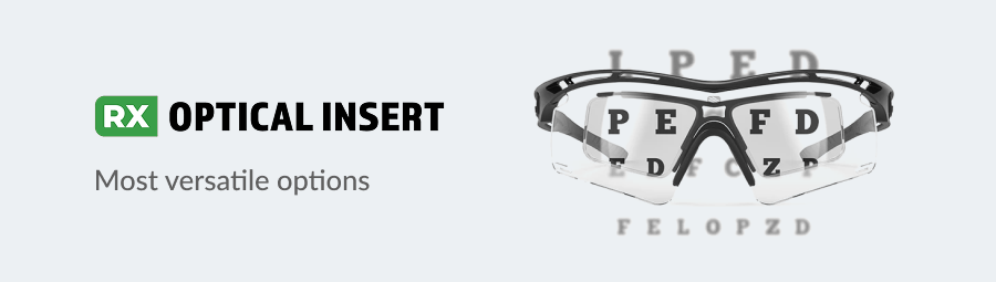 Rx Optical Insert. Most versatile option. 