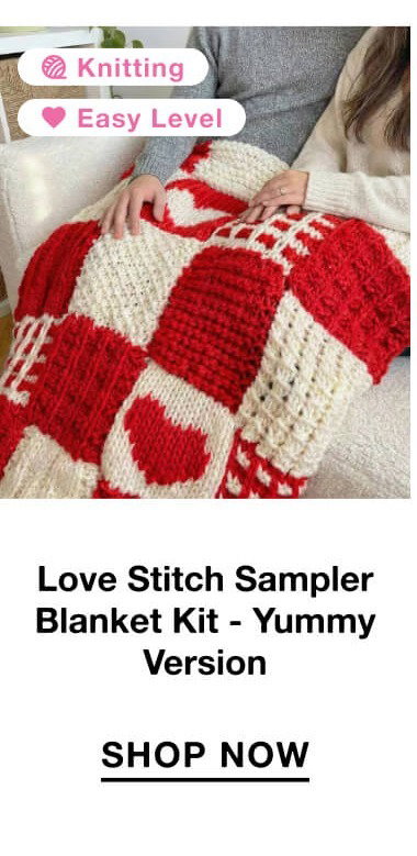 Love Stitch Sampler Blanket Kit - Yummy Version 1
