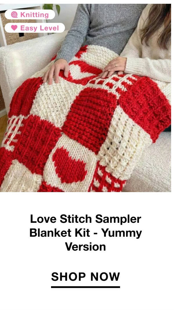 Love Stitch Sampler Blanket Kit - Yummy Version