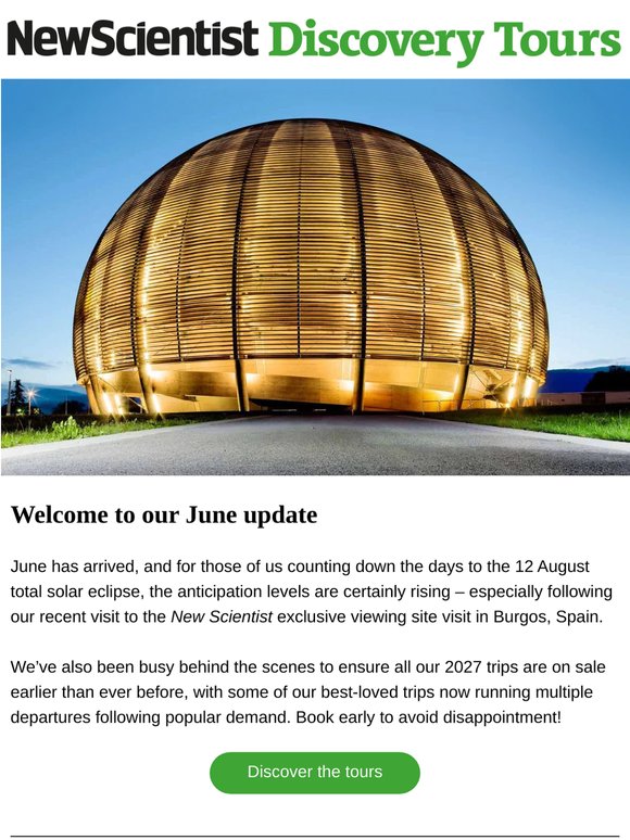Discover what’s been happening behind the scenes this month