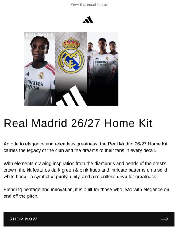 Real Madrid 26/27 Home Kit