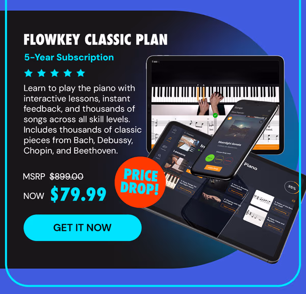 Flowkey Classic Plan: 5-Year Subscription