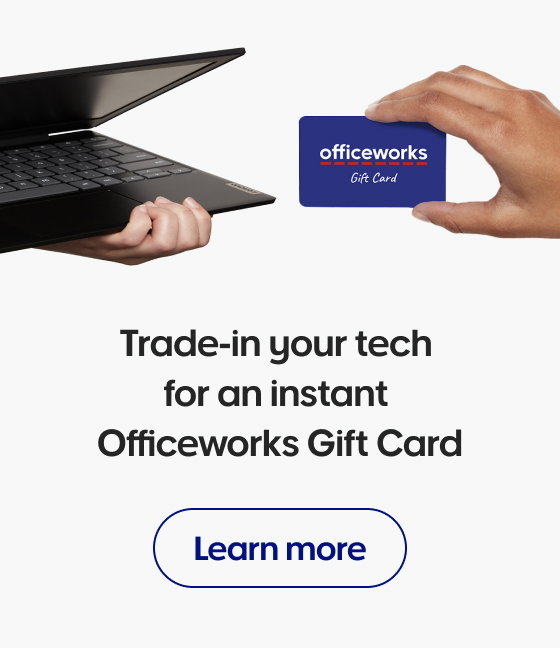 Trade-in your tech for an instant Officeworks Gift Card