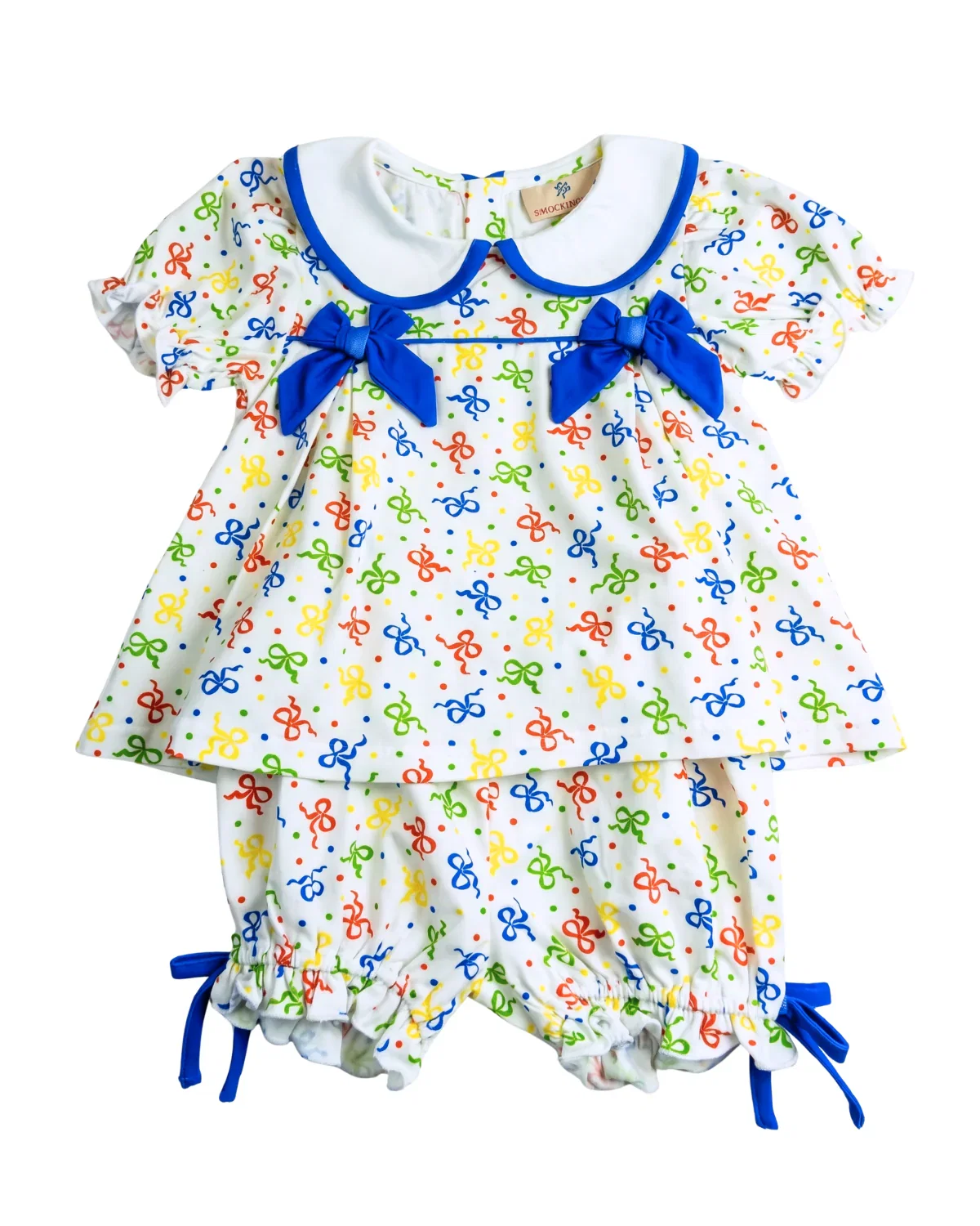 Image of Retro Ribbon Knit Bloomer Set