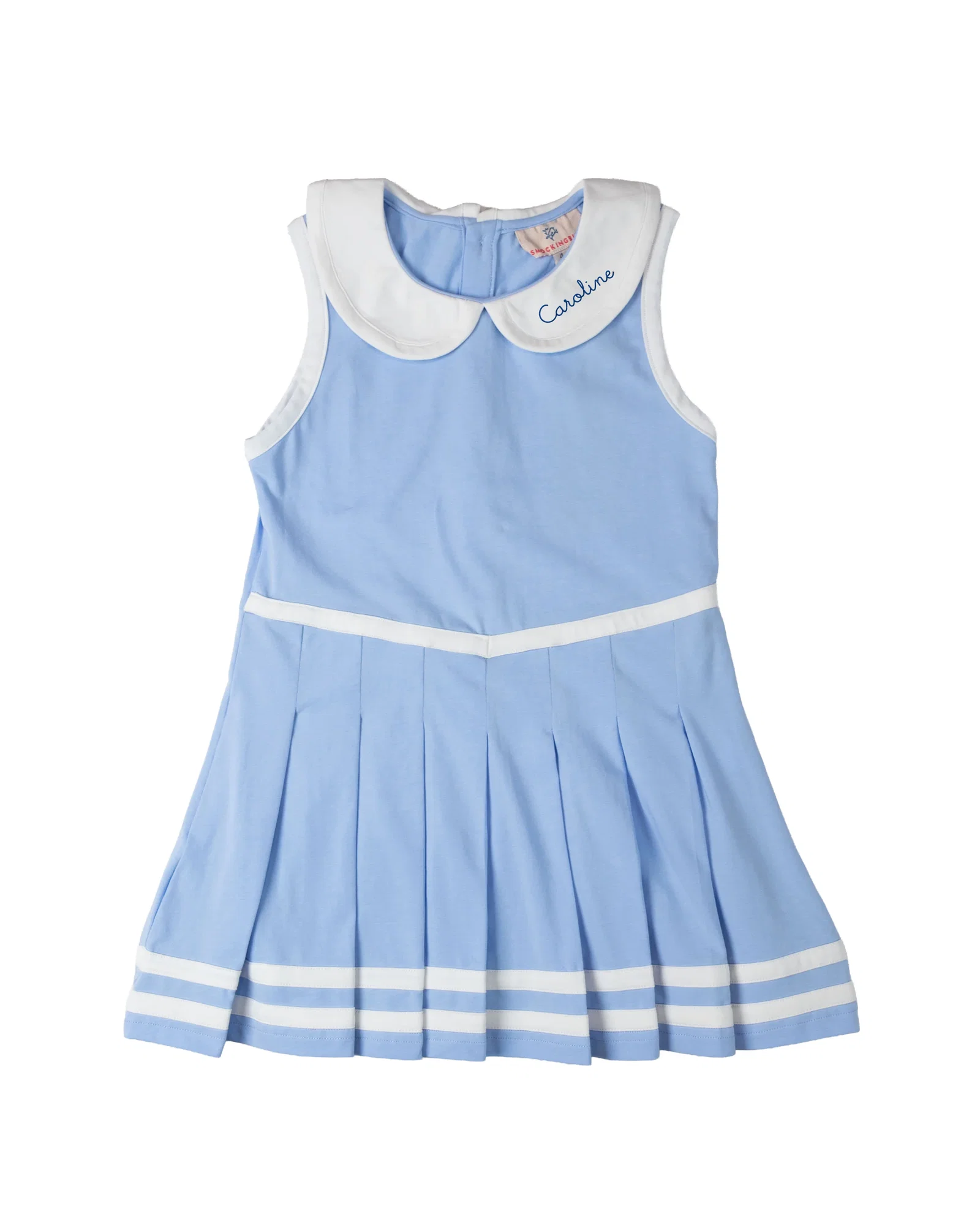 Image of Light Blue Knit Tennis Dress