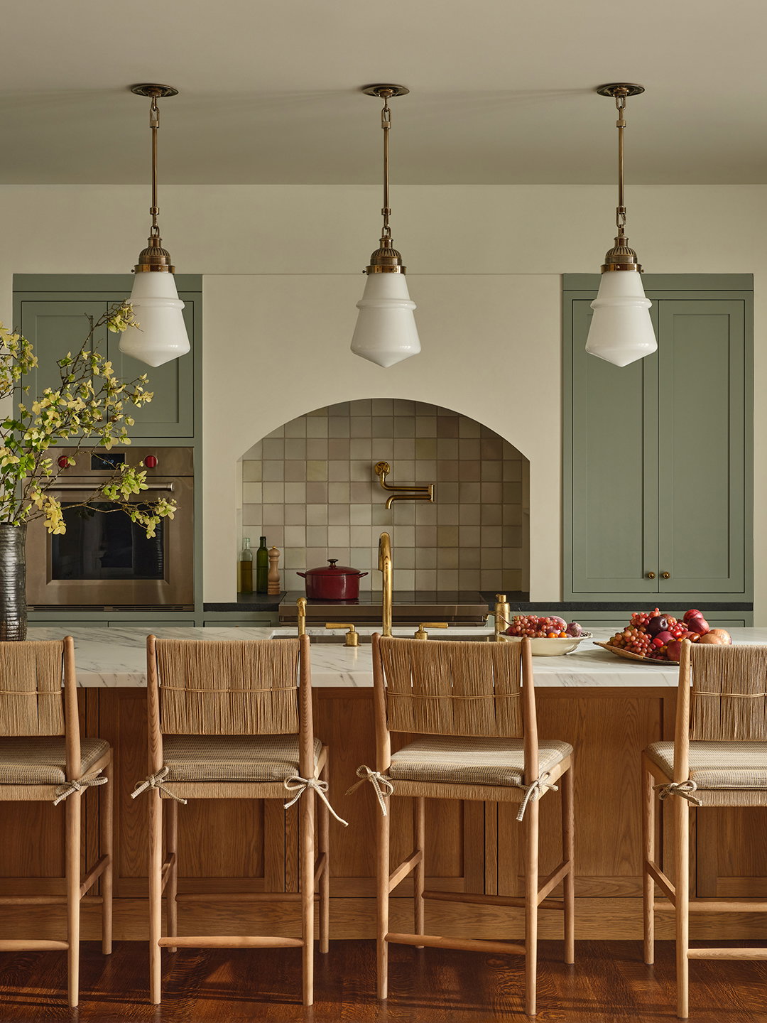 Handmade Tile and One Very Bold Laundry Room Gave This California New Build Its Nuance