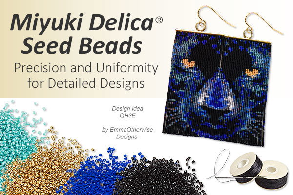 Miyuki Delica® Seed Beads: Precision and Uniformity for Detailed Designs