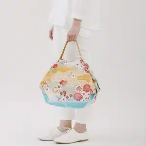Shupatto Shopper Einkaufstasche M „Nagare Gumo“ – Faltbare Japan Eco Bag