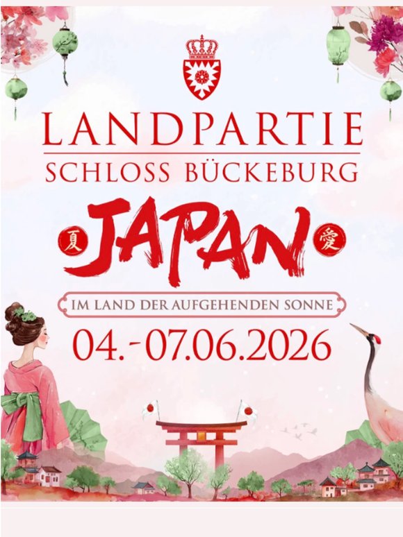 Sei dabei auf Schloss Bückeburg! 💕