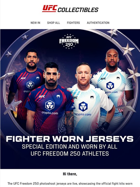 Fighter Photoshoot Jerseys