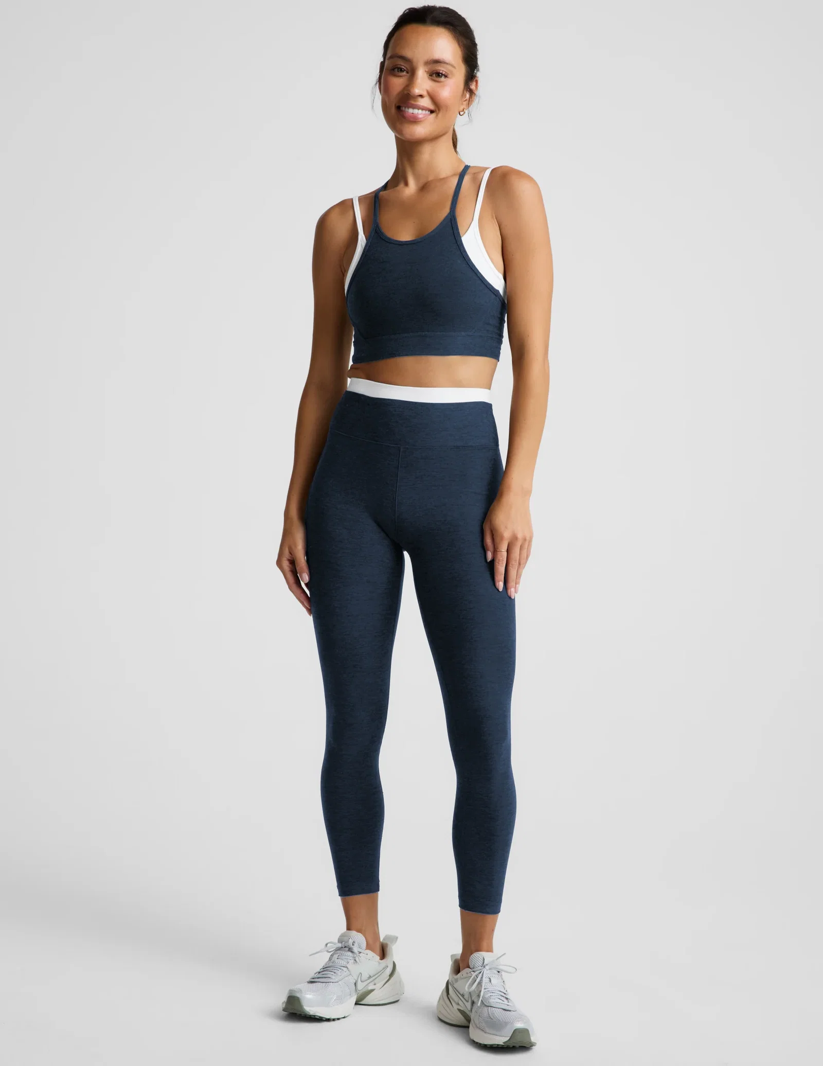 Image of Spacedye™ Layered High Waisted Midi Legging